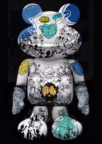 Monkey Mouse art toy 1